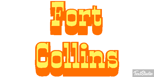 Fort Collins Efeito do texto