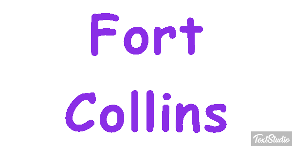 Fort Collins Efeito do texto