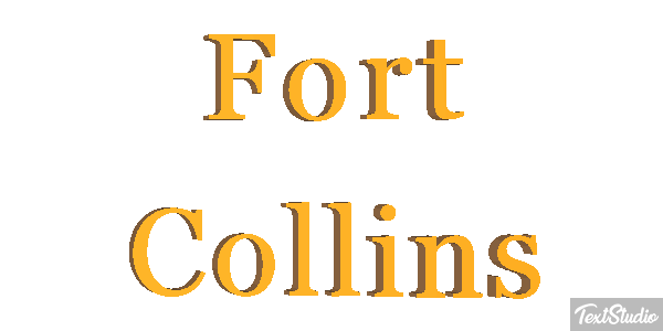 Fort Collins Efeito do texto