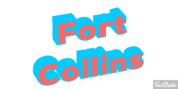 Fort Collins Efeito do texto