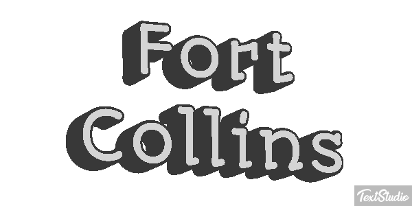 Fort Collins Efeito do texto