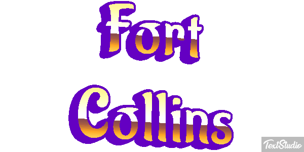 Fort Collins Efeito do texto