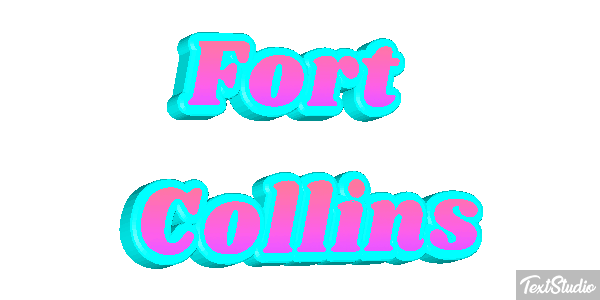 Fort Collins Efeito do texto