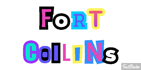 Fort Collins Efeito do texto