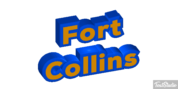 Fort Collins Efeito do texto