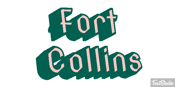 Fort Collins Efeito do texto