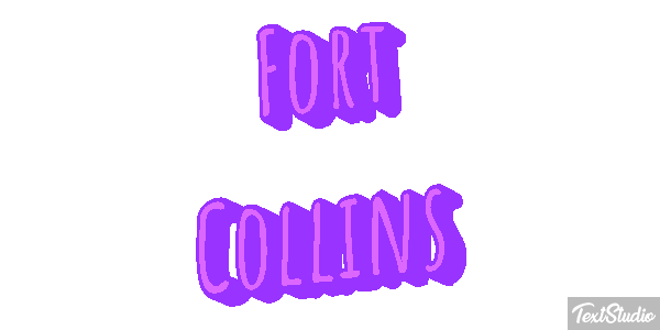 Fort Collins Efeito do texto