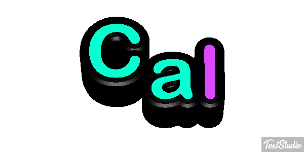 Cal Tekst effect