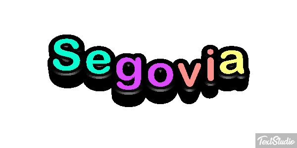 Segovia Efekt tekstowy