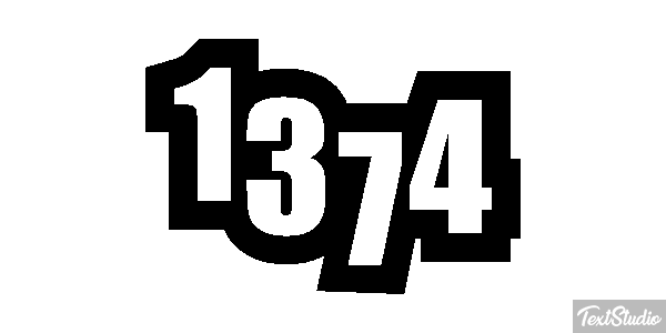 1374 Text effect