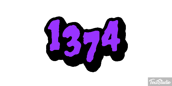 1374 Text effect