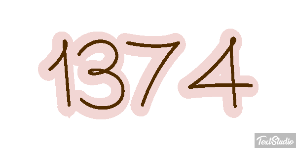 1374 Text effect