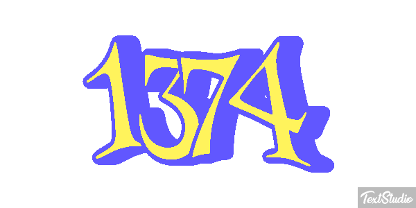1374 Text effect