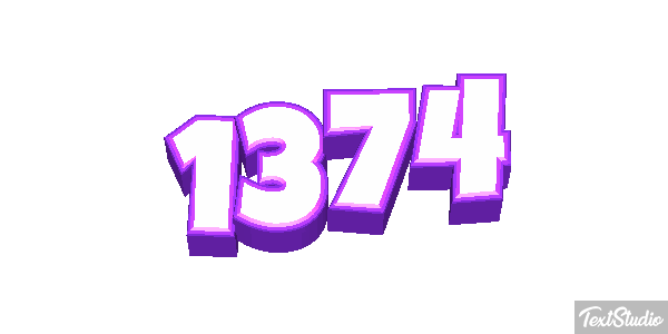 1374 Text effect