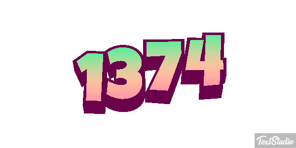 1374 Text effect