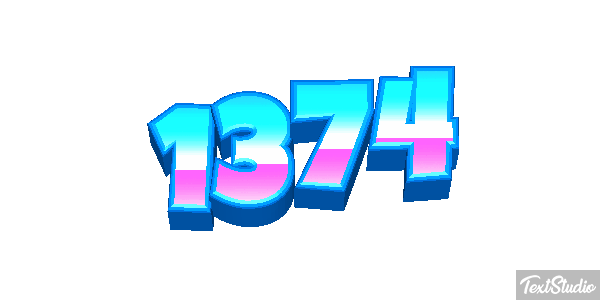 1374 Text effect