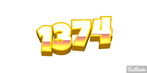 1374 Text effect
