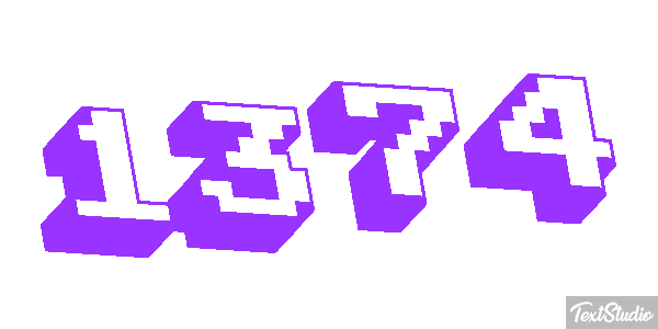 1374 Text effect
