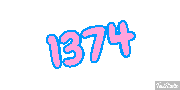 1374 Text effect
