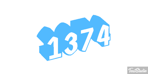 1374 Text effect