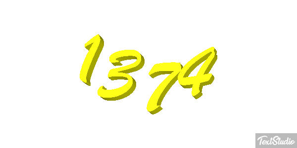 1374 Text effect