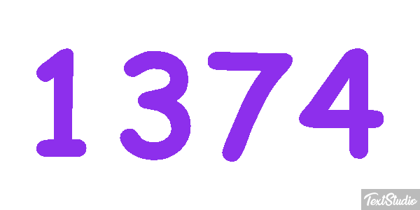 1374 Text effect