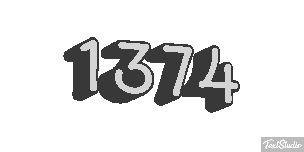 1374 Text effect