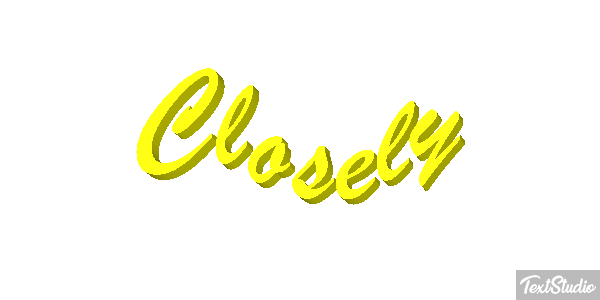 Closely Effet de texte