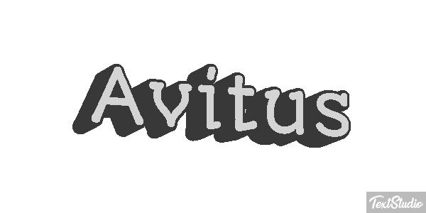 Avitus Text effect