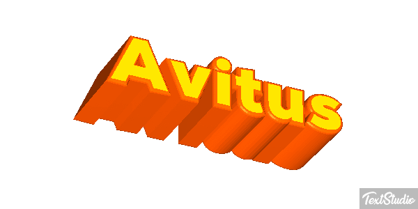Avitus Text effect
