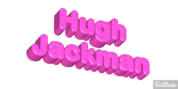 Hugh Jackman Efeito do texto