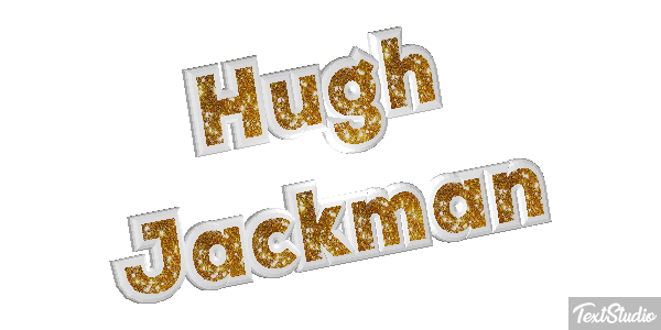 Hugh Jackman Efeito do texto
