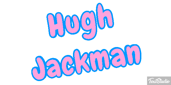 Hugh Jackman Efeito do texto