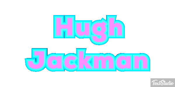 Hugh Jackman Efeito do texto