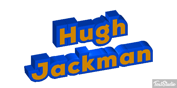 Hugh Jackman Efeito do texto
