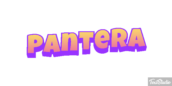 Pantera Effetto testo