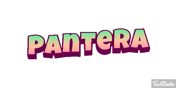 Pantera Effetto testo