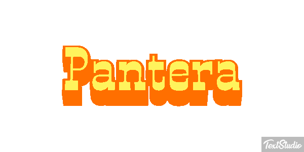 Pantera Effetto testo