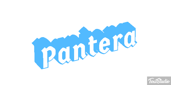 Pantera Effetto testo