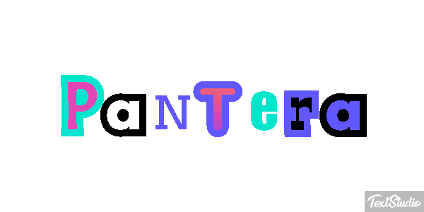 Pantera Effetto testo