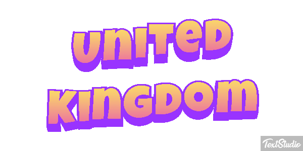 United Kingdom Text effect
