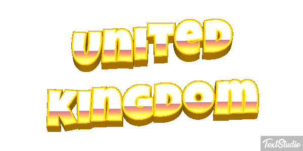 United Kingdom Text effect