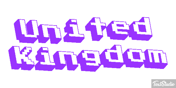 United Kingdom Text effect