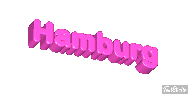 Hamburg テキスト効果