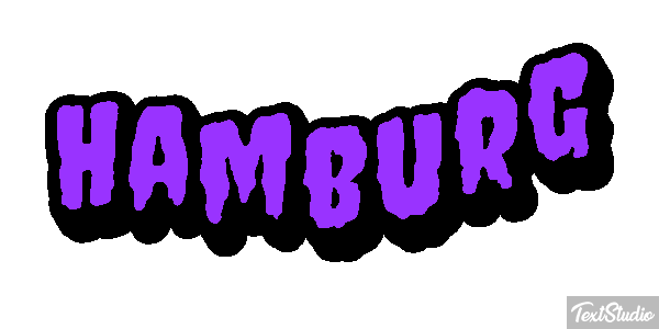 Hamburg テキスト効果