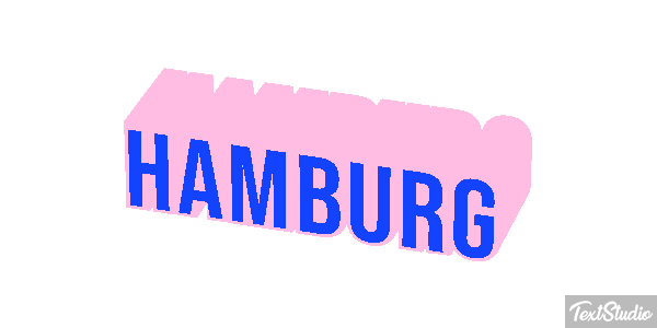 Hamburg テキスト効果