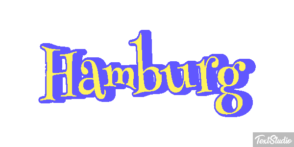 Hamburg テキスト効果