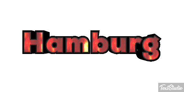 Hamburg テキスト効果