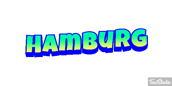 Hamburg テキスト効果