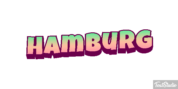 Hamburg テキスト効果